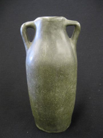 Arts Crafts Pottery Vase handled 14c230