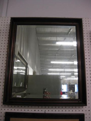 Victorian Walnut Framed Mirror 14c289