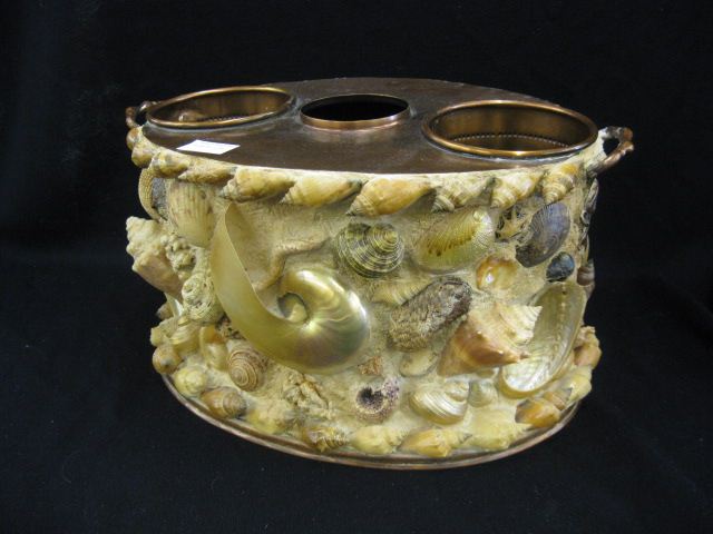 Shell Decorated Wine Cooler double 14c298