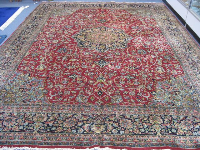 Kerman Handmade Persian Rug fancyflowering