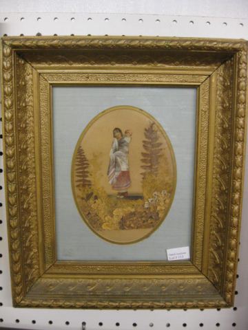 Victorian Artwork Painting of Mother 14c2a0