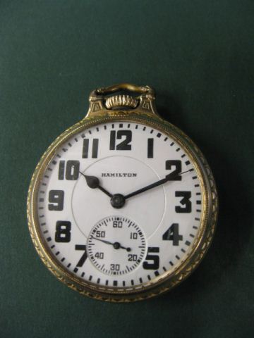 Hamilton Railroad Pocketwatch 992 14c2d2