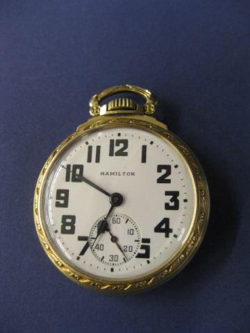 Hamilton Railroad Pocketwatch 992 B 14c2d1