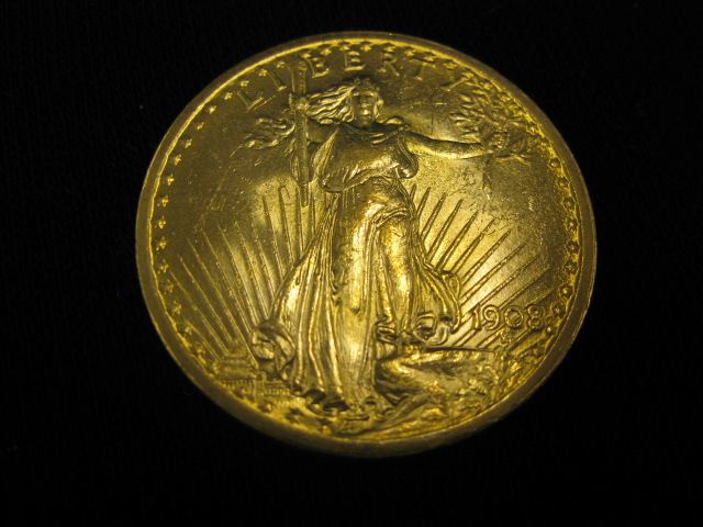 1908 U S 20 00 St Gaudens Gold 14c2f6