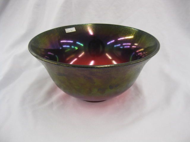 Imperial Stretch Glass Punchbowl 14c30a
