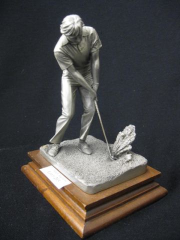 Chilmark Pewter Figurine of a Golfer 14c328