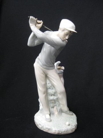 Lladro Porcelain Figurine of a Golfer