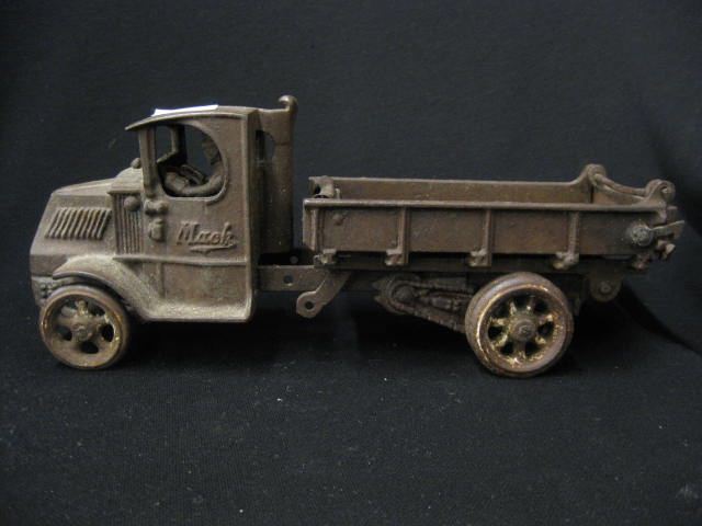 Cast Iron Toy Mack Truck with driver 14c339
