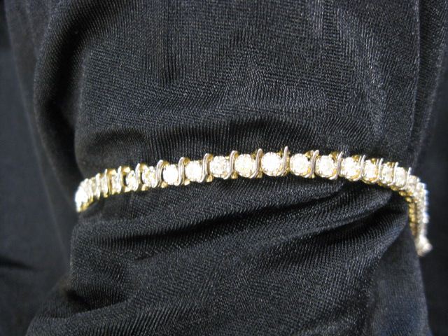 Diamond Tennis Bracelet 41 round 14c332