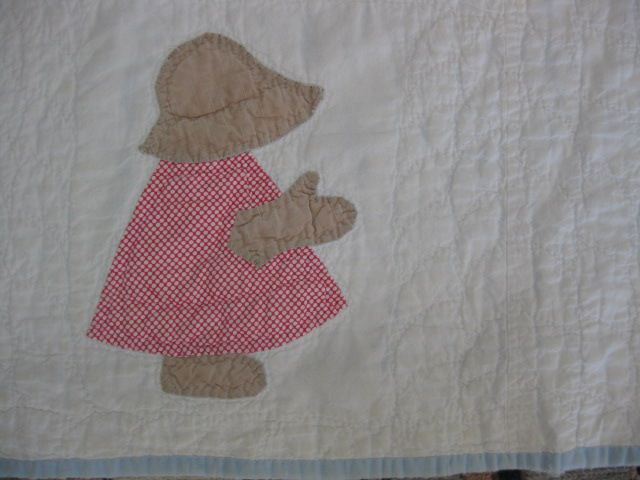 Sunbonnet Baby's Handmade Quilt