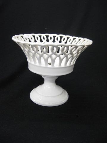 Porcelain Fruit Basket fancy openwork 14c372