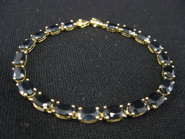 Sapphire Bracelet 20 deep blue 14c39b