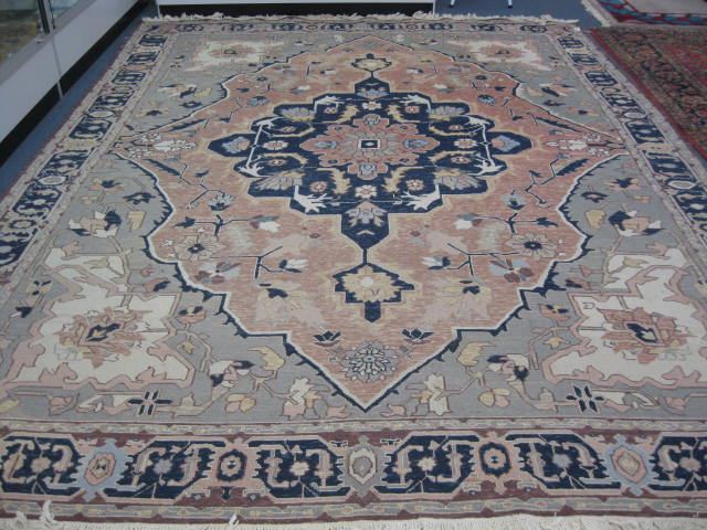 Heriz Style Persian Handmade Room 14c3bd