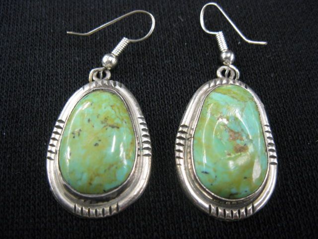 Indian Turquoise Sterling Earrings 14c3e6