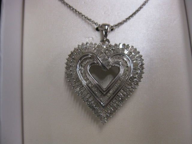 Diamond Heart Pendant 1 carat of 14c400