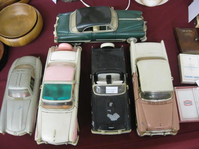 Collection of 5 Old Car Models 1950s
