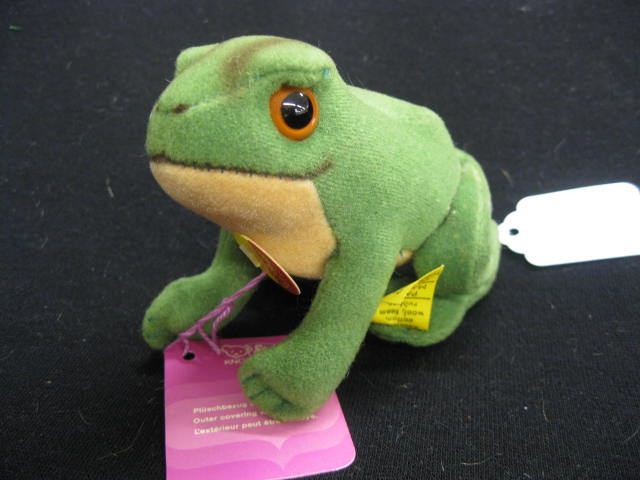 Steiff Plush Toy ''Froggy'' 4''