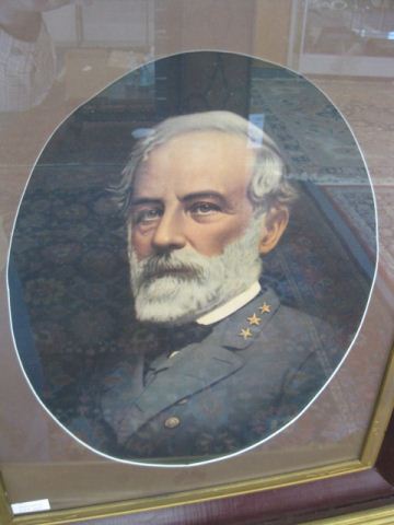 Print of Robert E. Lee oval image area13
