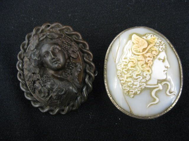 2 pcs. Antique Jewelry Gutta Percha