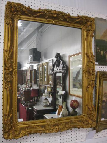 Ornate Gold Framed Mirror overall