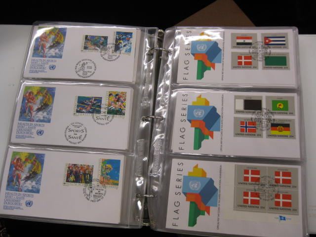 3 Albums of Worldwide Stamps &