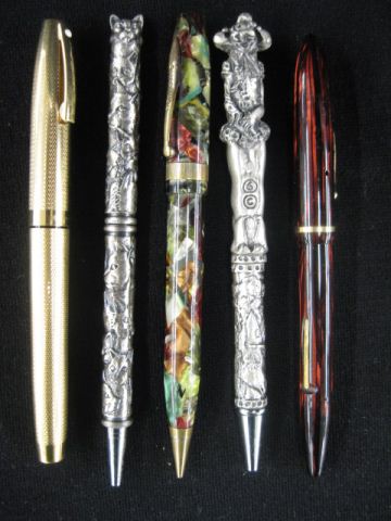 5 Pens including Shaeffer Columbia 14c496