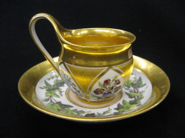 Early Berlin Porcelain Cup Saucer 14c4b2