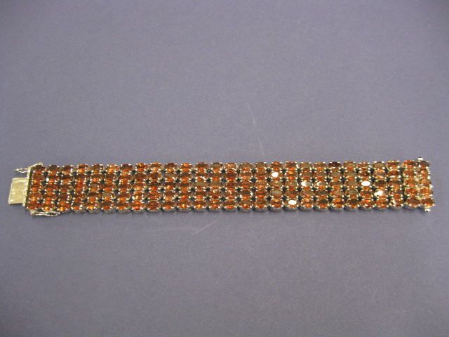 Garnet Bracelet 135 oval gems in 14c4be