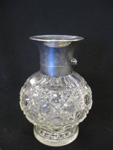 Sterling Silver & Cut Glass Cologne