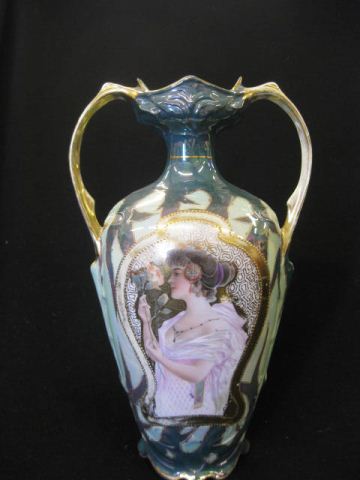R.S. Prussia Type Portrait Vase