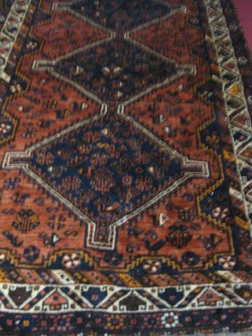 Shiraz Persian Handmade Rug triple