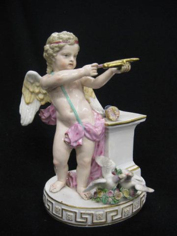 Meissen Porcelain Figurine of Cupid