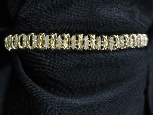 Diamond Bracelet 96 round diamondstotaling 14c4ed