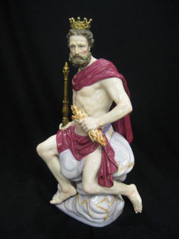 Meissen Porcelain Figurine of Zeus