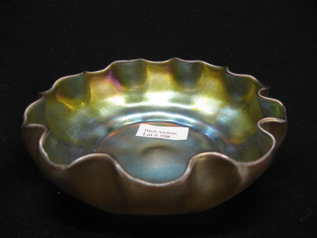 Tiffany Favrile Art Glass Bowl rich