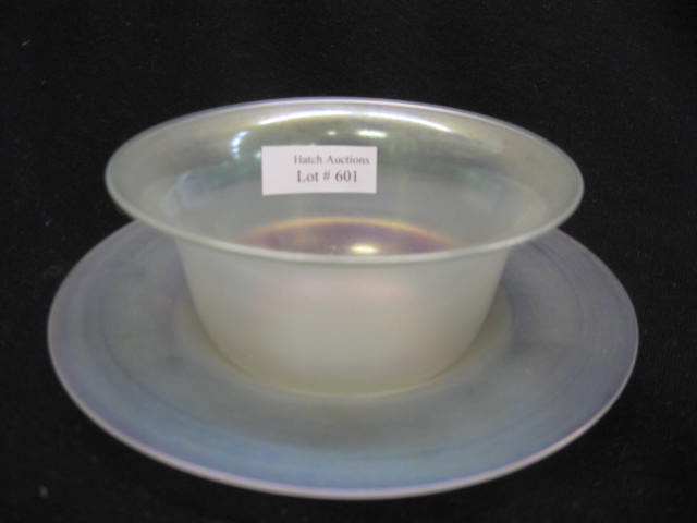 Steuben Verre de Soie Art Glass Bowl&