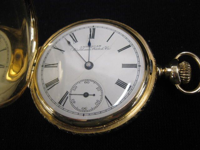 Waltham 14k Gold Pocketwatch huntingcase 14c51e