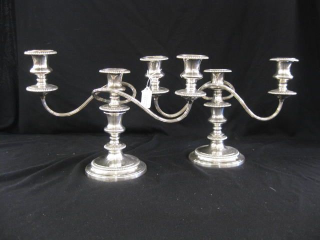 Barker Ellis Silverplate Candelabra 14c527