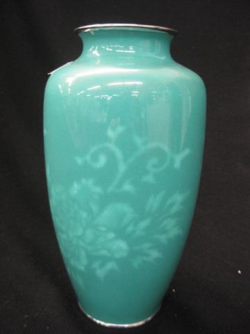 Japanese Sato Cloisonne Vase invisiblefloral 14c544