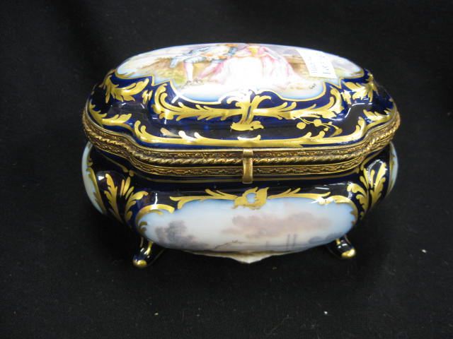 Sevres Handpainted Porcelain Dresser 14c555