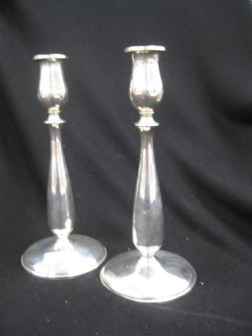 Cartier Sterling Silver Candlesticks 14c568