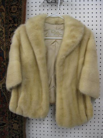 Ermine Fur Cape La Belle label 14c576