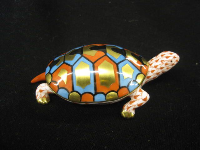 Herend Porcelain Fishnet Figurine