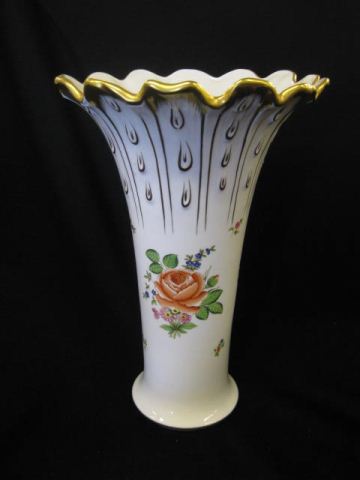 Herend Porcelain Vase floral sprays