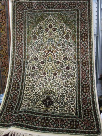 Silk Tabriz Persian Handmade Rug