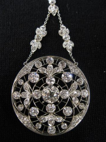 Platinum Diamond Edwardian Necklace 14c5a5