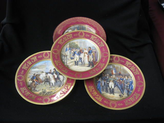 5 Napoleonic Porcelain Cabinet