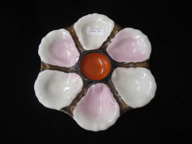 Victorian Porcelain Oyster Plate 14c5c4