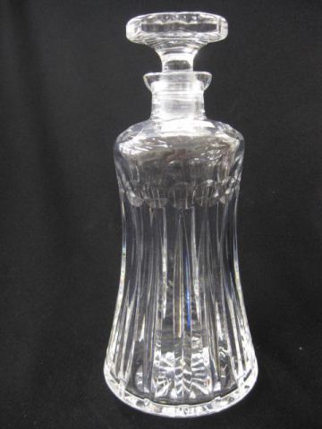 Cut Crystal Decanter 10-1/2 tall roughage