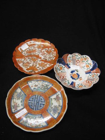 3 Japanese Porcelain Dishes Imari 14c5fa